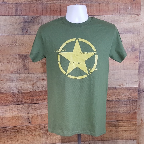 Dion Wear T-Shirt Mens Size S Army Green TP23 - Picture 1 of 3
